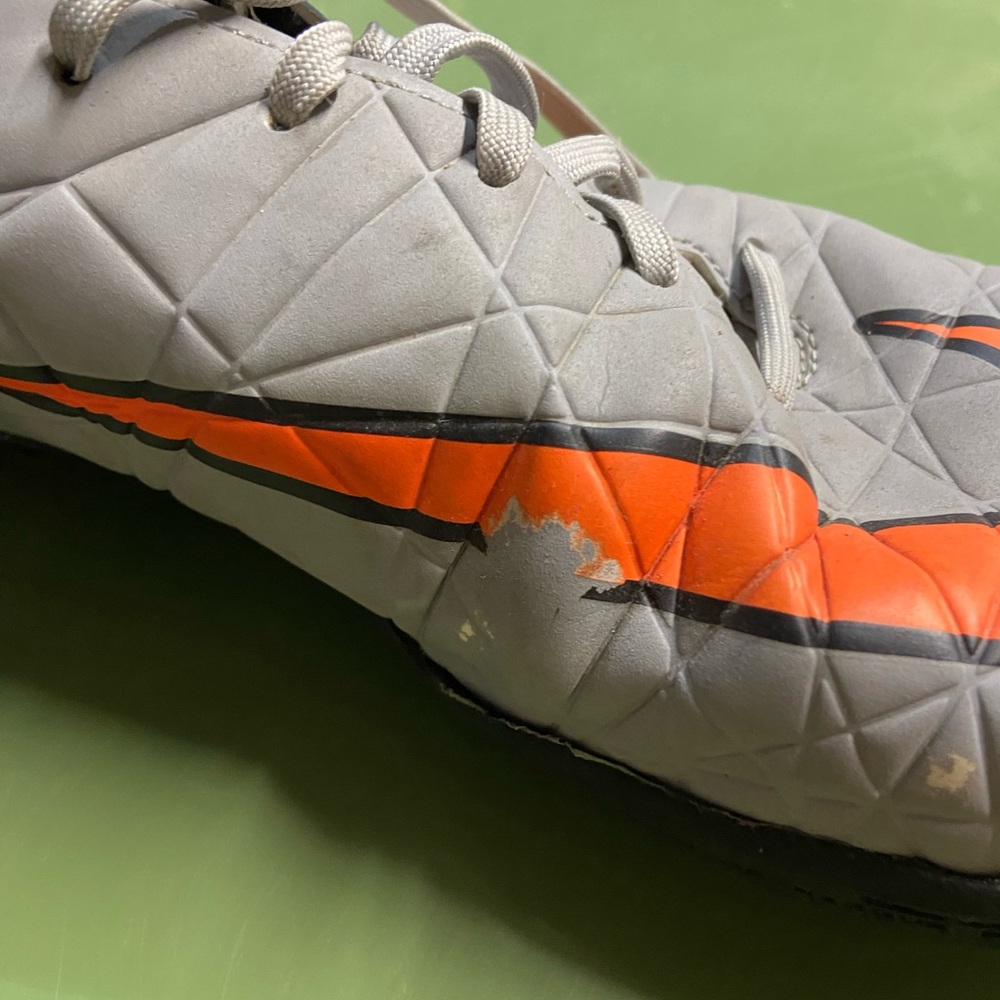 Nike Hypervenom Men's Athletic Shoes Gray Orange - Picture 4 of 6